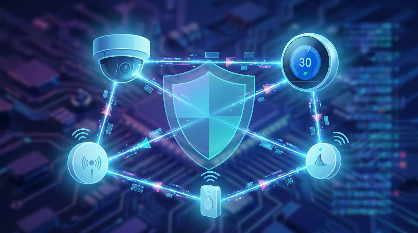IoT device security concept